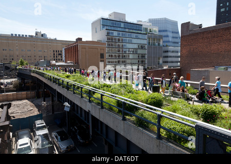 La Highline Park, New York City Foto Stock