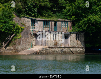 Derelitti Riverside House, Salcombe, Devon, Regno Unito 2013 Foto Stock