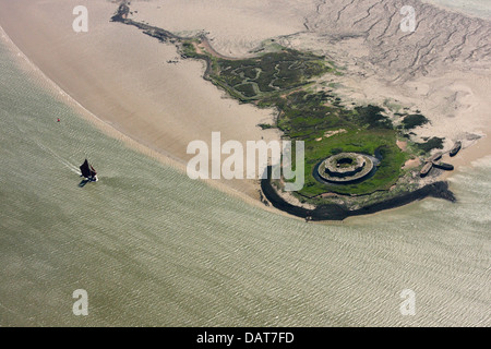 Darnet Fort nel fiume Medway, Kent Foto Stock