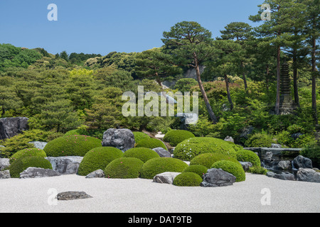 Paesaggio secco nel giardino La Adachi Museum of Art Foto Stock