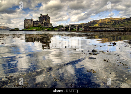 Eilean Donan Castle, Highland, Scozia Foto Stock