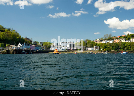 È la città più grande dell'Isola di Skye nelle Ebridi Interne della Scozia, Regno Unito Foto Stock