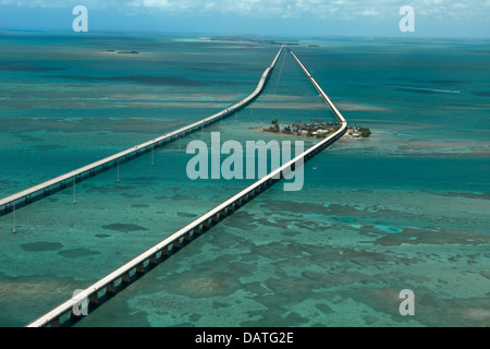 Chiave di piccione Seven Mile BRIDGE contea di Monroe Florida USA Foto Stock