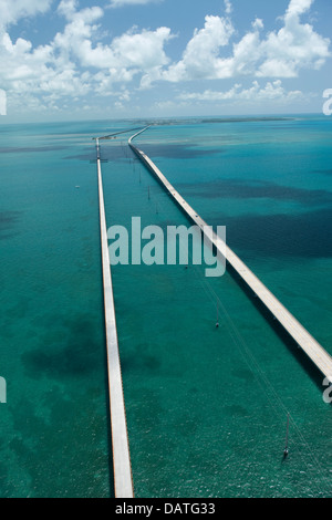 SEVEN MILE BRIDGE contea di Monroe Florida USA Foto Stock