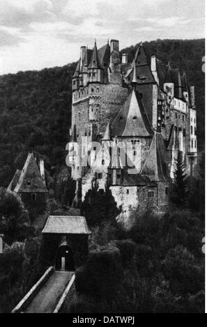 Geografia / viaggio, Germania, castelli, Castello Eltz, da ovest, circa 1900, diritti aggiuntivi-clearences-non disponibile Foto Stock