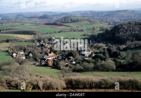 Il West Dorset villaggio di Symondsbury vicino a Bridport, England, Regno Unito Foto Stock