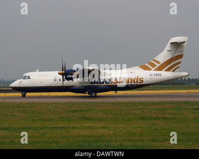 G-ZEBS Isole blu ATR 42-320 - CN 066 5 Foto Stock