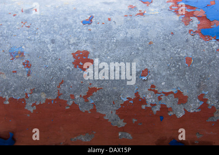 Pareti scrostate sfondo texture Foto Stock