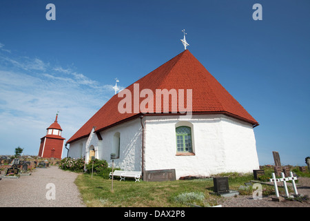 Chiesa Kökar, Åland, Finlandia Foto Stock
