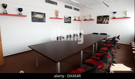 Stadio Eden, oggi Synot Tip Arena, casa del club di calcio SK Slavia Praga, raffigurato in Praga Repubblica Ceca, il 18 luglio 2013. (CTK foto/Katerina Sulova) Foto Stock