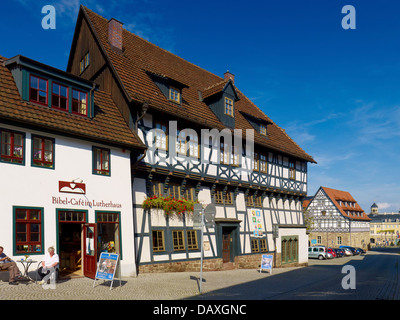 Casa di Lutero, Eisenach, Turingia, Germania Foto Stock