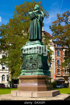 Luther Memorial, Karlsplatz, Eisenach, Turingia, Germania Foto Stock