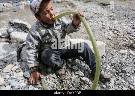 Ata Mutzagh provincia dello Xinjiang, Cina. Foto Stock