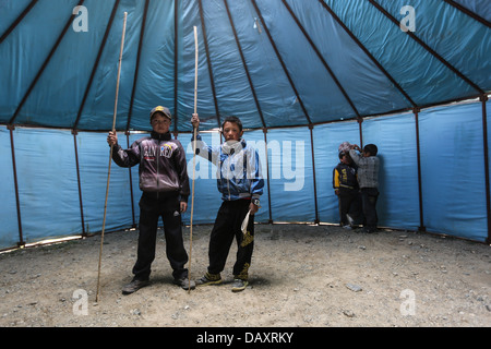 Ata Mutzagh provincia dello Xinjiang, Cina. Foto Stock