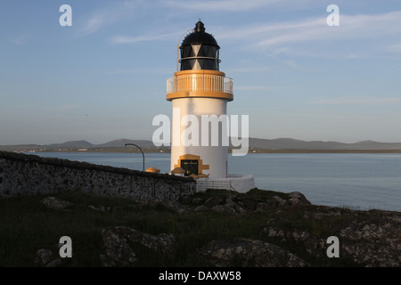 Loch indaal porta faro charlotte islay al tramonto Scozia Luglio 2013 Foto Stock