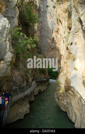 Türkei, Schlucht von Saklikent bei Fethiye Foto Stock