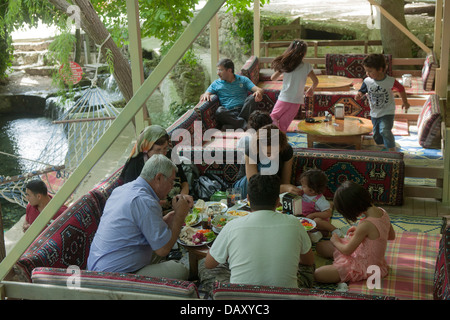 Türkei, Provinz Mugla, Ausflugslokal Yaka-Park bei der antiken Stadt Tlos Foto Stock