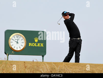 Muirfield, East Lothian, Scozia, Regno Unito. Il 20 luglio, 2013. Finlandese Mikko Ilonen in azione durante il terzo round dell'Open di Golf da Campionato Muirfield. Il 2013 Open Championship sarà la 142Open Championship tenutosi 18-21 luglio a Muirfield Golf Links in Gullane, East Lothian, Scozia. Credit: Azione Plus immagini di sport/Alamy Live News Foto Stock