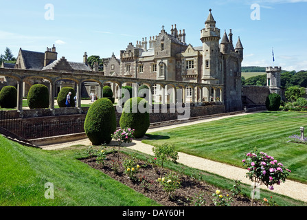 Abbotsford House Casa di Sir Walter Scott in Melrose Scottish Borders Scotland Foto Stock