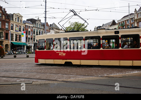 Il Tram Den Haag l'Aia Paesi Bassi Paesi Bassi Foto Stock