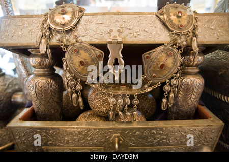 Display del negozio, Souq Madinat Jumeirah, Dubai, Emirati Arabi Uniti Foto Stock