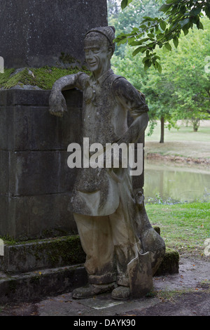 West Green House: Monumento a un giardiniere: Thomas Mann 1946 - 1986 Foto Stock