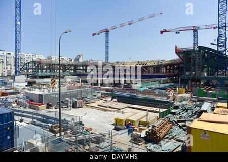 Rinnovamento nel 2013 di Chatelet-les-Halles, Parigi, Francia Foto Stock