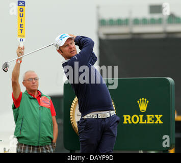 Muirfield, East Lothian, Scozia. 21 Luglio, 2013. Finlandese Mikko Ilonen in azione durante il quarto e ultimo round dell'Open di Golf da Campionato Muirfield. Il 2013 Open Championship è stato il 142th Open Championship tenutosi 18-21 luglio a Muirfield Golf Links in Gullane, East Lothian, Scozia. Credito: Azione Sport Plus/Alamy Live News Foto Stock