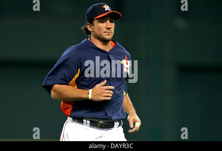 Houston, Texas, Stati Uniti d'America. 21 Luglio, 2013. Lug 21 2013: Houston Astros infielder Brett Wallace #29 prima della MLB baseball gioco tra Houston Astros e il Seattle Mariners dal Minute Maid Park a Houston, TX. Credito: csm/Alamy Live News Foto Stock