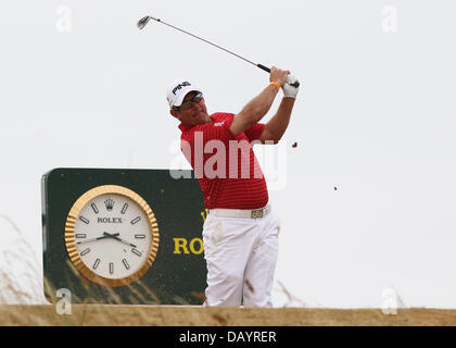 Muirfield, East Lothian, Scozia. 21 Luglio, 2013. Inglese Lee Westwood in azione durante il quarto e ultimo round dell'Open di Golf da Campionato Muirfield. Il 2013 Open Championship è stato il 142th Open Championship tenutosi 18-21 luglio a Muirfield Golf Links in Gullane, East Lothian, Scozia. Credito: Azione Sport Plus/Alamy Live News Foto Stock