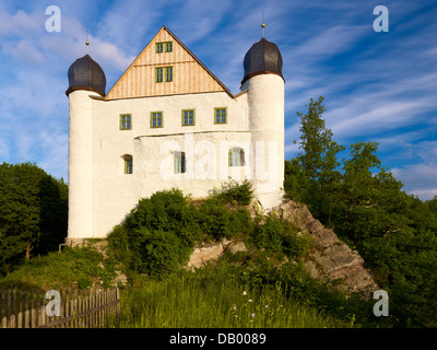 Armeria del castello di Schwarzburg in Schwarzatal, Turingia, Germania Foto Stock