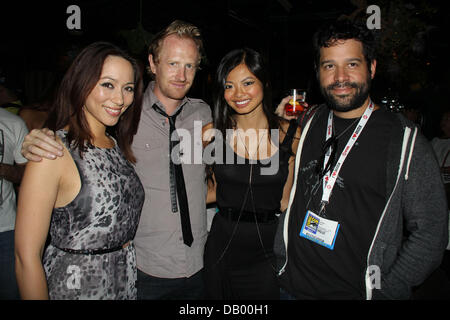 Luglio 19, 2013 - Hollywood, California, Stati Uniti - Ho15623CHW .Le tenebre scendendo Comic-Con Fan parte con Danny Trejo .Vin de Syrah, San Diego, CA.07/20/2013 .DARREN DARNBOROUGH - Attore/Produttore E MARIA TRAN . 2013 (credito Immagine: © Clinton Wallace/Globe foto/ZUMAPRESS.com) Foto Stock