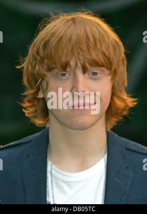 Attore britannico Rupert Grint arriva per il Regno Unito premiere del suo film "Harry Potter e l'Ordine della Fenice' a Leicester Square a Londra, Regno Unito, 03 luglio 2007. Il film basato su British autore Joanne K. Rowling del popolare libro sequel sarà nei cinema il 12 luglio. Foto: Hubert Boesl Foto Stock