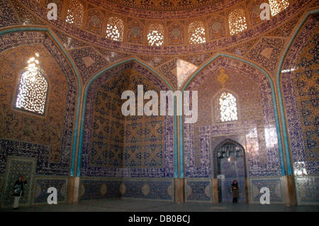 La foto mostra Sheikh Lotf Allah moschea a Esfahan, Iran, 22 aprile 2007. Foto: Tilman la fatturazione Foto Stock