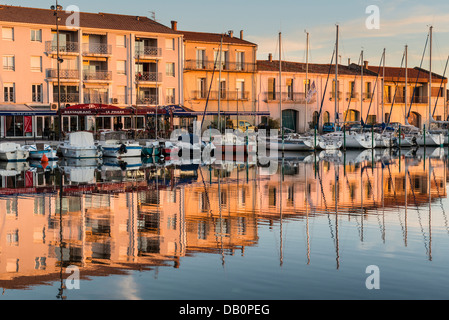 Meze Porto, Hérault, Languedoc-Roussillon Foto Stock