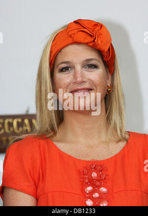 La Principessa olandese Maxima è raffigurato nel corso di una visita di stato in New Delhi, India, 24 ottobre 2007. La regina Beatrice paga sei giorni di visita di Stato in India. Foto: Albert Nieboer (PAESI BASSI) Foto Stock