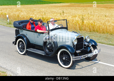 Ford A Phaeton, costruito nell'anno 1929, fotografia scattata a luglio 13, 2013 di Landsberg, Germania Foto Stock