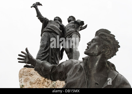 Il Monumento dei martiri, eroi dell'indipendenza libanese, nel centro di Beirut, Libano Foto Stock