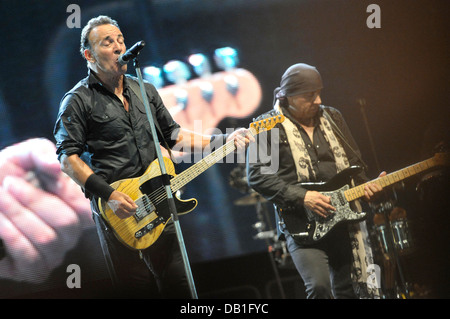 Bruce Springsteen in concerto a Roma, Italia, 2013 Foto Stock