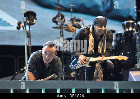 Bruce Springsteen in concerto a Roma, Italia, 2013 Foto Stock