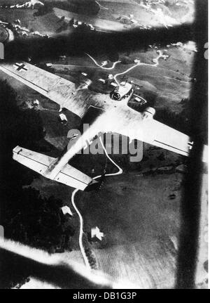 Seconda guerra mondiale / seconda guerra mondiale, guerra aerea, aerei, Dornier do 215 in volo, anni '40, diritti aggiuntivi-clearences-non disponibile Foto Stock
