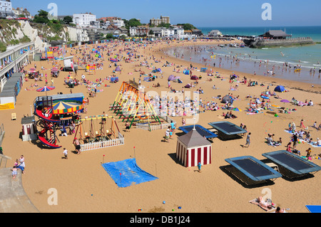 Broadstairs Kent, Inghilterra, Regno Unito. Viking Bay Foto Stock