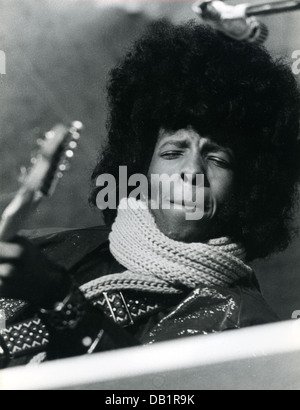 SLY E LA PIETRA della FAMIGLIA noi funk band con Sly Stone circa 1973 foto, Laurens van Houten Foto Stock