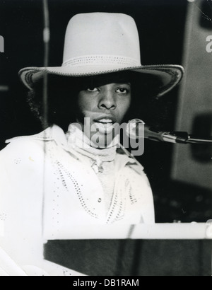 SLY E LA PIETRA della FAMIGLIA noi funk band con Sly Stone circa 1970 Foto Stock