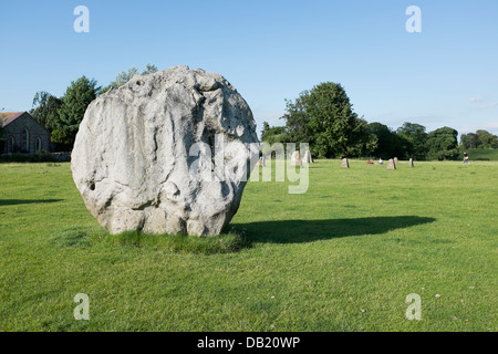 Avebury Stone Curcle Foto Stock