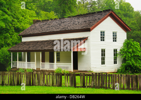 Posizionare il cavo. Cades Cove, Great Smoky Mountains National Park, Tennessee, Stati Uniti d'America Foto Stock