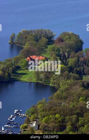 Berlin 2013/05/01 La Villa Borsig sulla penisola Reiherwerder a Berlino - Reinickendorf serve come una pensione del Ministero Affari Esteri. Foto Stock