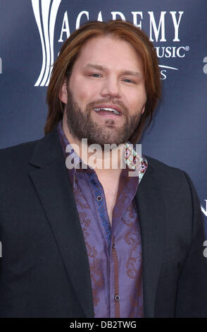 James Otto La Academy of Country Music Awards 2011 al MGM Grand Garden Arena - arrivi a Las Vegas, Nevada - 03.04.11 Foto Stock