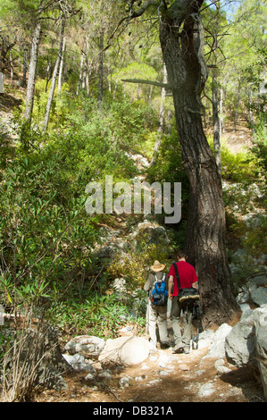 Asien, Türkei, Provinz Antalya, der Lykische Weg (Likya Yolu) von Adrasan nach Olympos Foto Stock