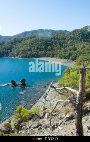 Asien, Türkei, Provinz Antalya, der Lykische Weg (Likya Yolu) von Tekirova nach Olympos Foto Stock